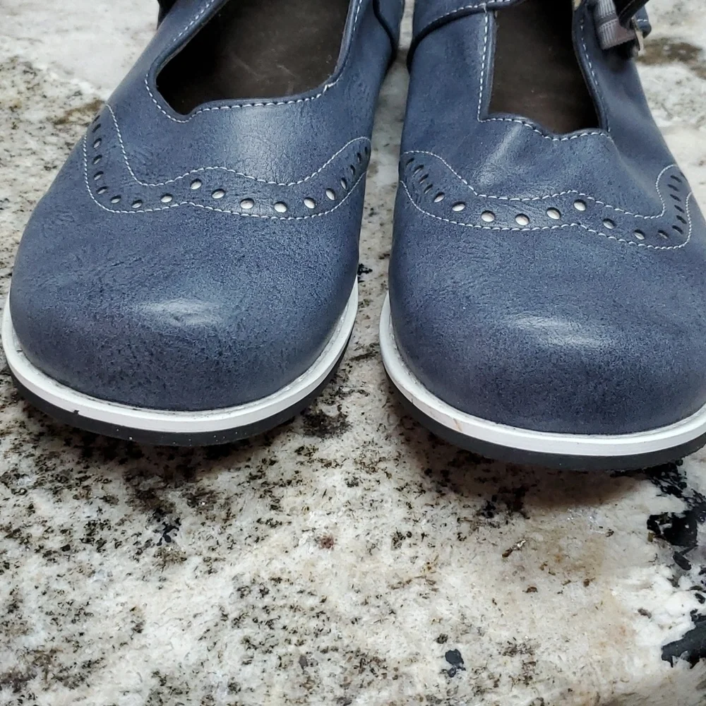 Mary Jane shoes Suze Uk40 Loose Stitch See Pic